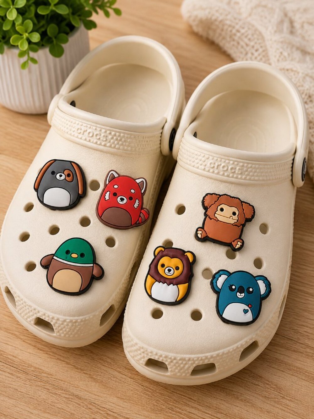 Squishmallows Croc Charms 6pc Shoe Charms Cici Benny Avery Kawaii Y2K Playful